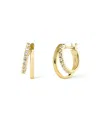 Ana Luisa Toda Double Hoop Earrings In Gold