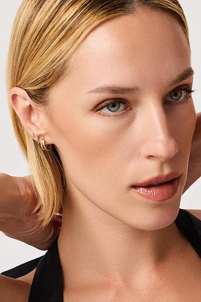 Ana Luisa Toda Double Hoop Earrings In Gold, Women's At Urban Outfitters