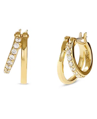 Ana Luisa Toda Mini Gold-plated Double Hoop Earrings