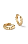 ANA LUISA ANA LUISA TWISTED HOOP EARRINGS