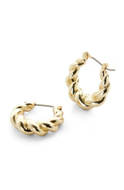 Ana Luisa Twisted Hoop Earrings In Gold