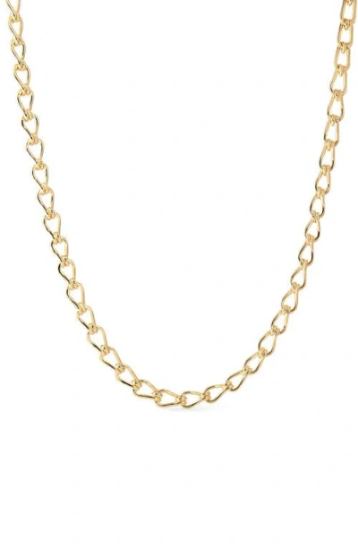 Ana Luisa Violet Chain Necklace In Gold