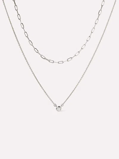 Ana Luisa White Gold Chain