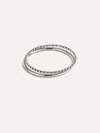 Ana Luisa 10k White Gold Rings, Set Of 2