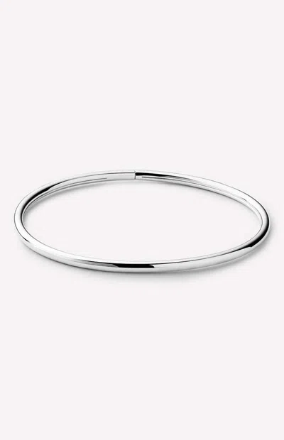 Ana Luisa Women's Carter 3mm Silver Bangle Bracelet