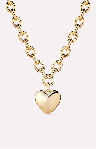 Ana Luisa Women's Lev Bold Gold Heart Necklace