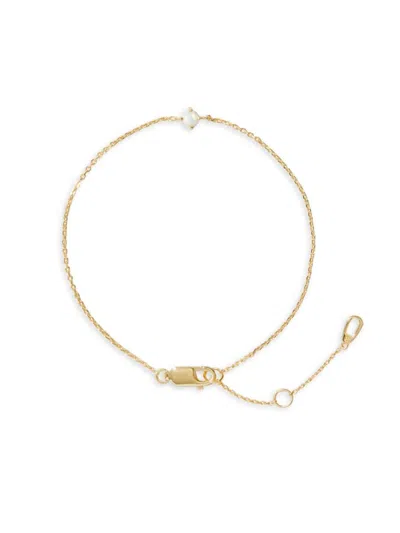 Ana Luisa Women's Nao 14k Goldplated Sterling Silver Synthetic Opal Chain Bracelet