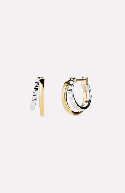 Ana Luisa Women's Toda Two-tone Heart Huggie Earrings In Gold And Silver