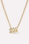 Ana Luisa Zodiac Necklace In Aquarius, Women's At Urban Outfitters