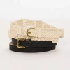 Ana Macarame And Solid 2-for-1 Belt Set Womens Belt In Multi