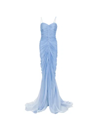 Ana Radu Ocean Whisper Dress In Blue