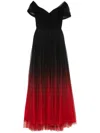 Ana Radu Off-shoulder Gown In Black