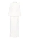 Ana Radu Pleated Cape-effect Jumpsuit