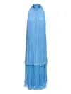Ana Radu Pleated Maxi Dress