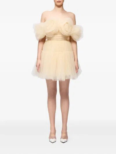 Ana Radu Ruffled Off-shoulder Dress