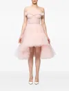 Ana Radu Strapless Ruffled Dress