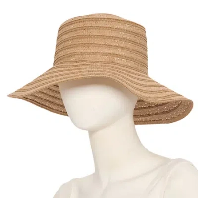 Ana Straw Womens Bucket Hat In Brown