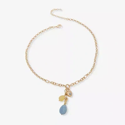 Ana Womens 20 Inch Y Necklace In Gold