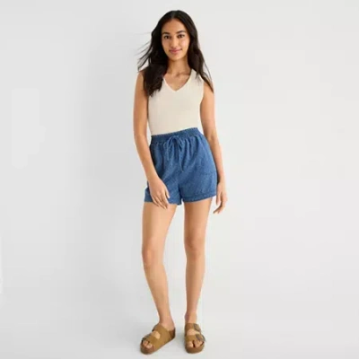 Ana Womens 3 1/2" Pull-on Short In Blue