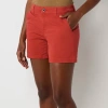 Ana Womens 5" Mid Rise Chino Short In Red