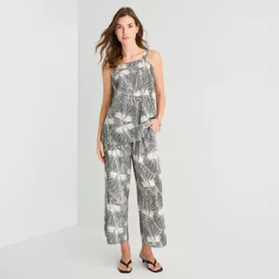 Ana Womens Cropped Pant In Black