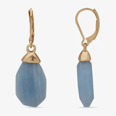 Ana Womens Drop Earrings In Blue