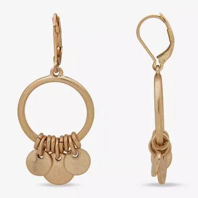 Ana Womens Drop Earrings In Gold