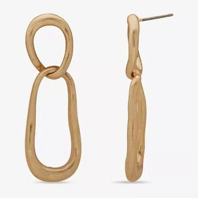 Ana Womens Drop Earrings In Gray