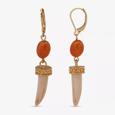 Ana Womens Drop Earrings In Gold