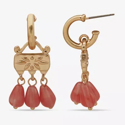 Ana Womens Drop Earrings In Gold