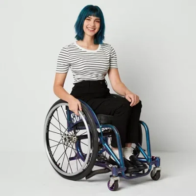 Ana Womens High Rise Adaptive "seated" Skinny Jean In Black