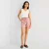 Ana Womens High Rise Pull-on Short In Multi