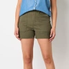 Ana Womens Highest Rise 3.5" Utility Chino Short In Green