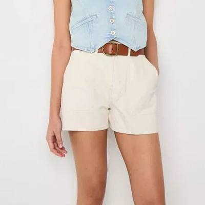Ana Womens Highest Rise 3.5" Utility Chino Short In Sand