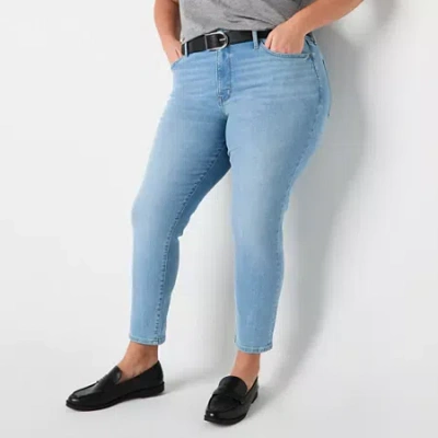Ana Womens Plus Skinny Fit Jean In Blue
