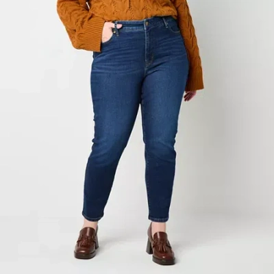 Ana Womens Plus Skinny Fit Jean In Blue