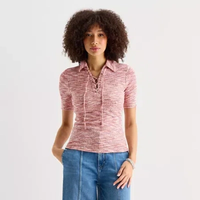 Ana Womens Short Sleeve T-shirt In Pink