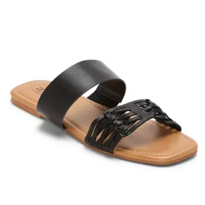 Ana Womens Slide Sandals In Black