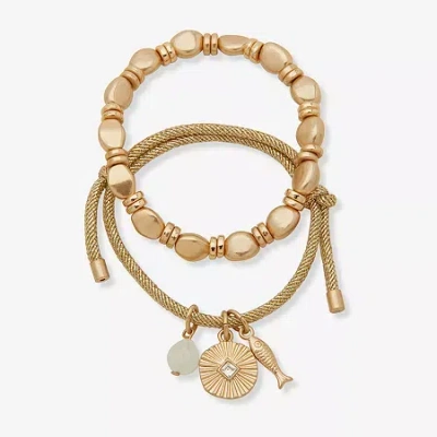 Ana Womens Stretch Bracelet In Gold
