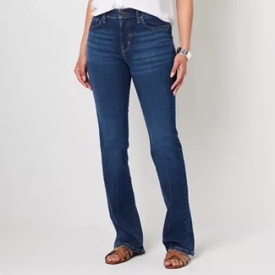 Ana Womens Tall High Rise Bootcut Jean In Blue