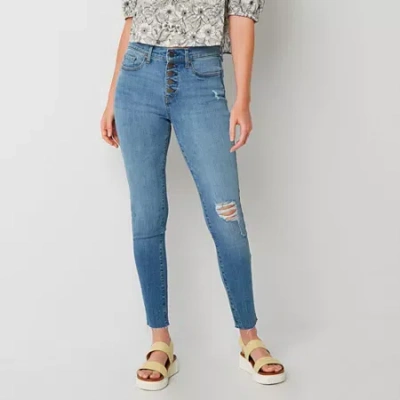 Ana Womens Tall Skinny Fit Jean In Blue