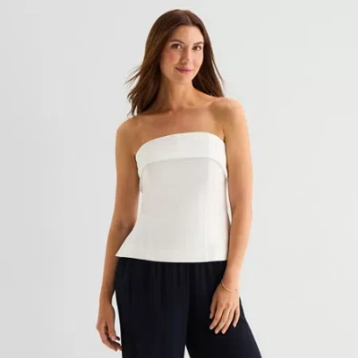 Ana Womens Tube Top In White