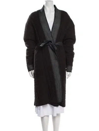 Pre-owned Anaak Coat In Black