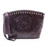 Anabaglish Women's Belle Flour Wristlet Pouch Bag In Purple In Purple