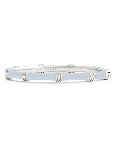 Anabel Aram Bamboo Bangle Bracelet In Gray