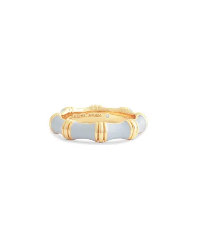 Anabel Aram Blue Bamboo Band Ring In Multi