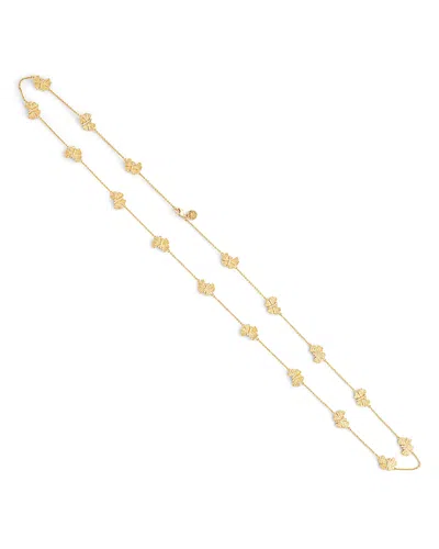 Anabel Aram Butterfly Coin Long Necklace, 32 In Gold