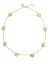 Anabel Aram Women's Coin 18k-gold-plated Butterfly Station Necklace In Gold