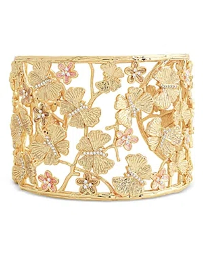 Anabel Aram Women's Butterfly 18k-gold-plated & Cubic Zirconia Cuff