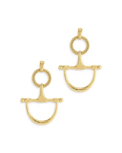 Anabel Aram Cheval Bit Drop Earrings In Neutral